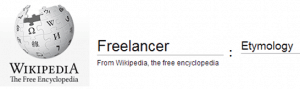 Etimología freelancer socialancer