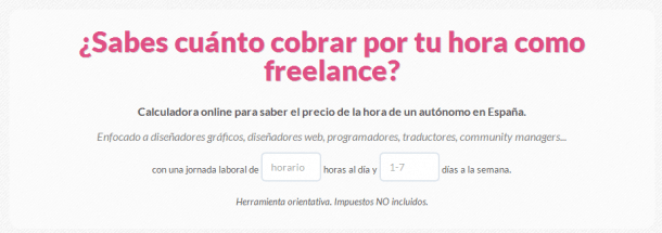 Calculadora freelance Socialancer