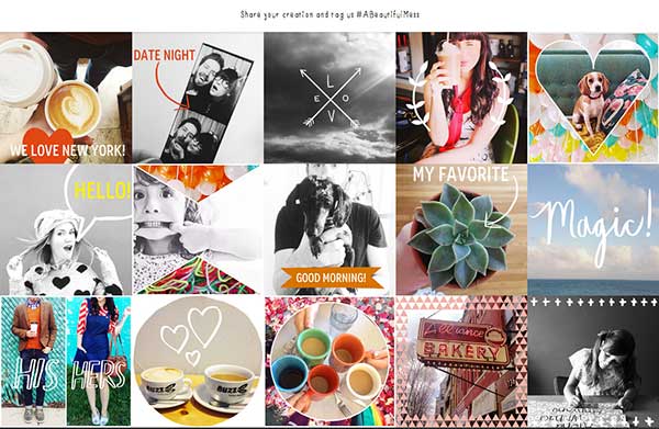 A Beautiful mess ejemplos socialancer 3 apps imprescindibles para crear imágenes de impacto