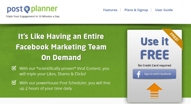 Postplanner Facebook Marketing