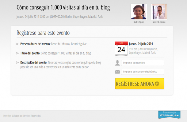 Webinar 1.000 visitas blog