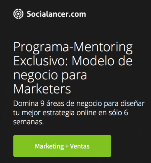 Programa Mentoring Modelo de Negocio e1425020403341 9 claves para diferenciarte de tu competencia en Marketing Online