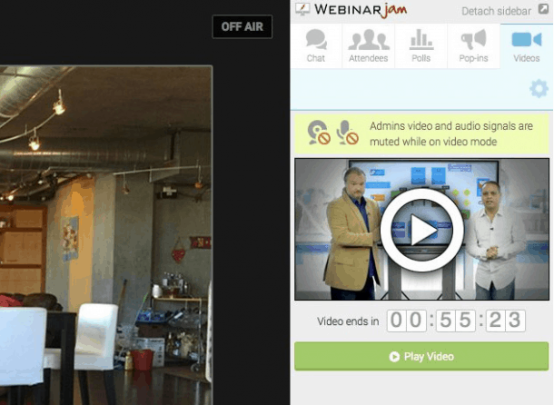 Vídeo WebinarJam