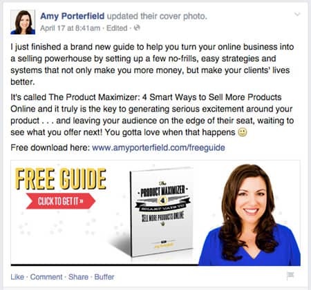 Amy Porterfield increasing Facebook conversions 6 tácticas para aumentar tus conversiones en Facebook y no culparte por no conseguirlo