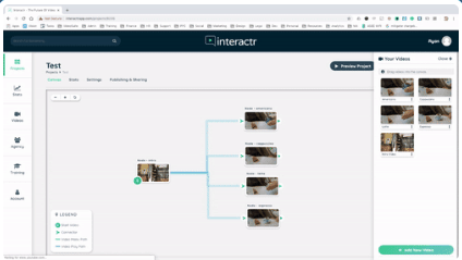 Interactr - Interfaz intuitiva