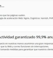 WebEmpresa – Características de hosting