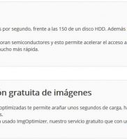 WebEmpresa – Disco SSD y optimización