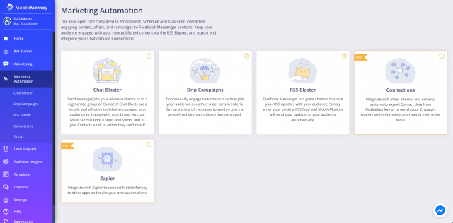 MobileMonkey Marketing Automation