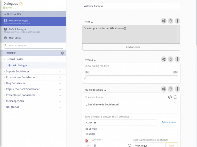 MobileMonkey Dialgoues