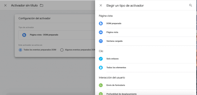 activadores google tag manager