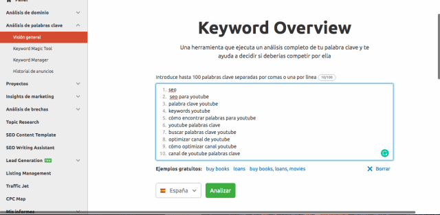 analisis keywords youtube