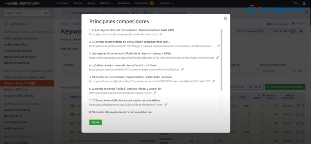 8 herramientas de palabras clave YouTube [2023]
