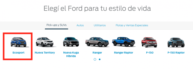 ecosport marketing del color