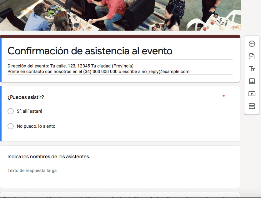 ejemplo formulario Google 9