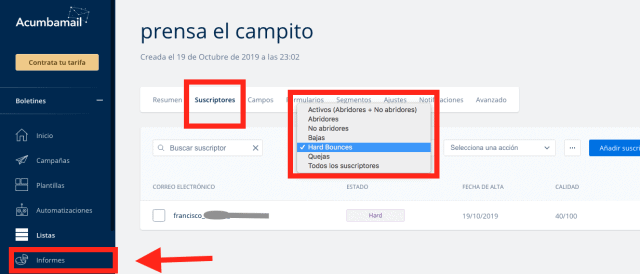 acumbamail campañas de email marketing