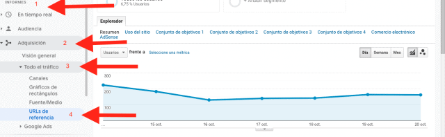 analytics trafico web