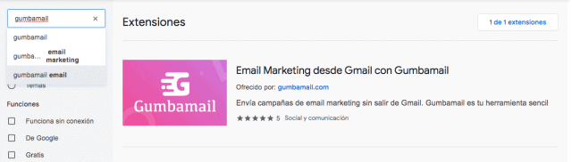 chrome store email marketing