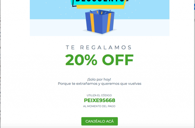 descuento campañas de email marketing