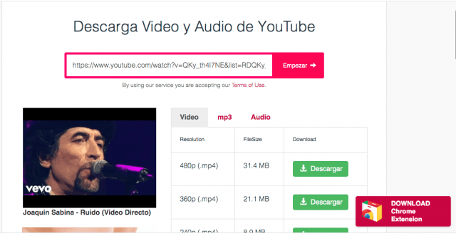 bajar videos youtube