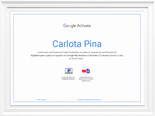certificado google