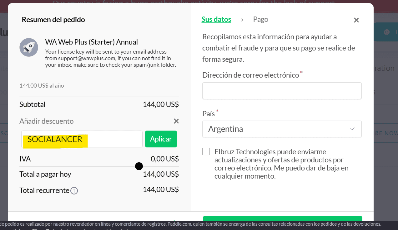 wa web plus para whatsapp