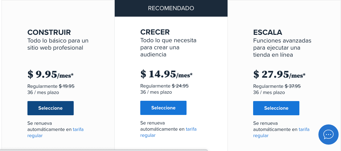 bluehost precios 2