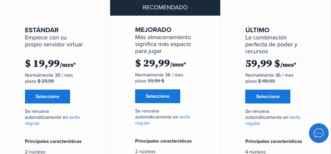 bluehost precios 4