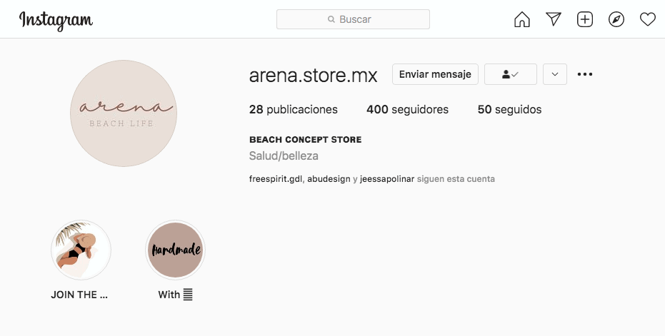 nombre instagram mx