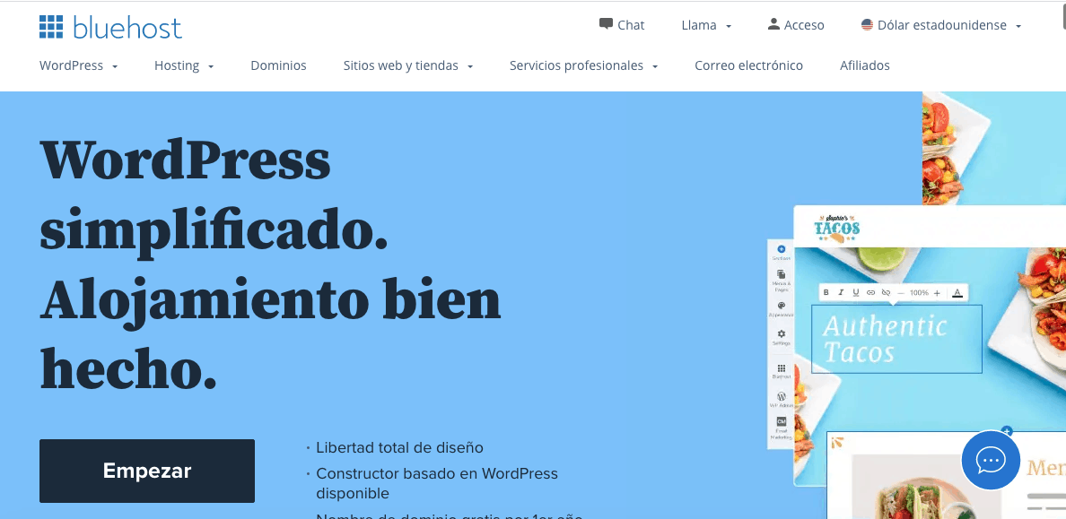 que es bluehost