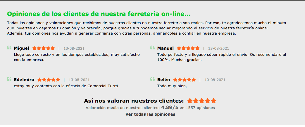 testimonios ecommerce