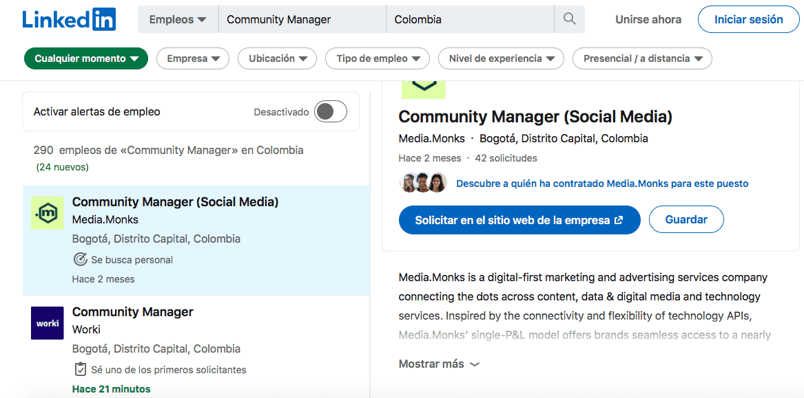 community manager trabajo 3