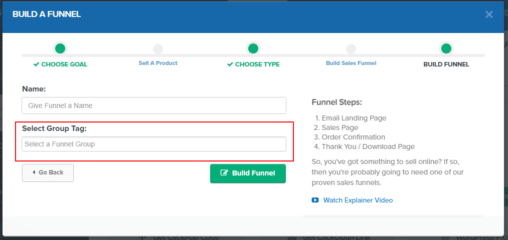 etiquetas clickfunnels