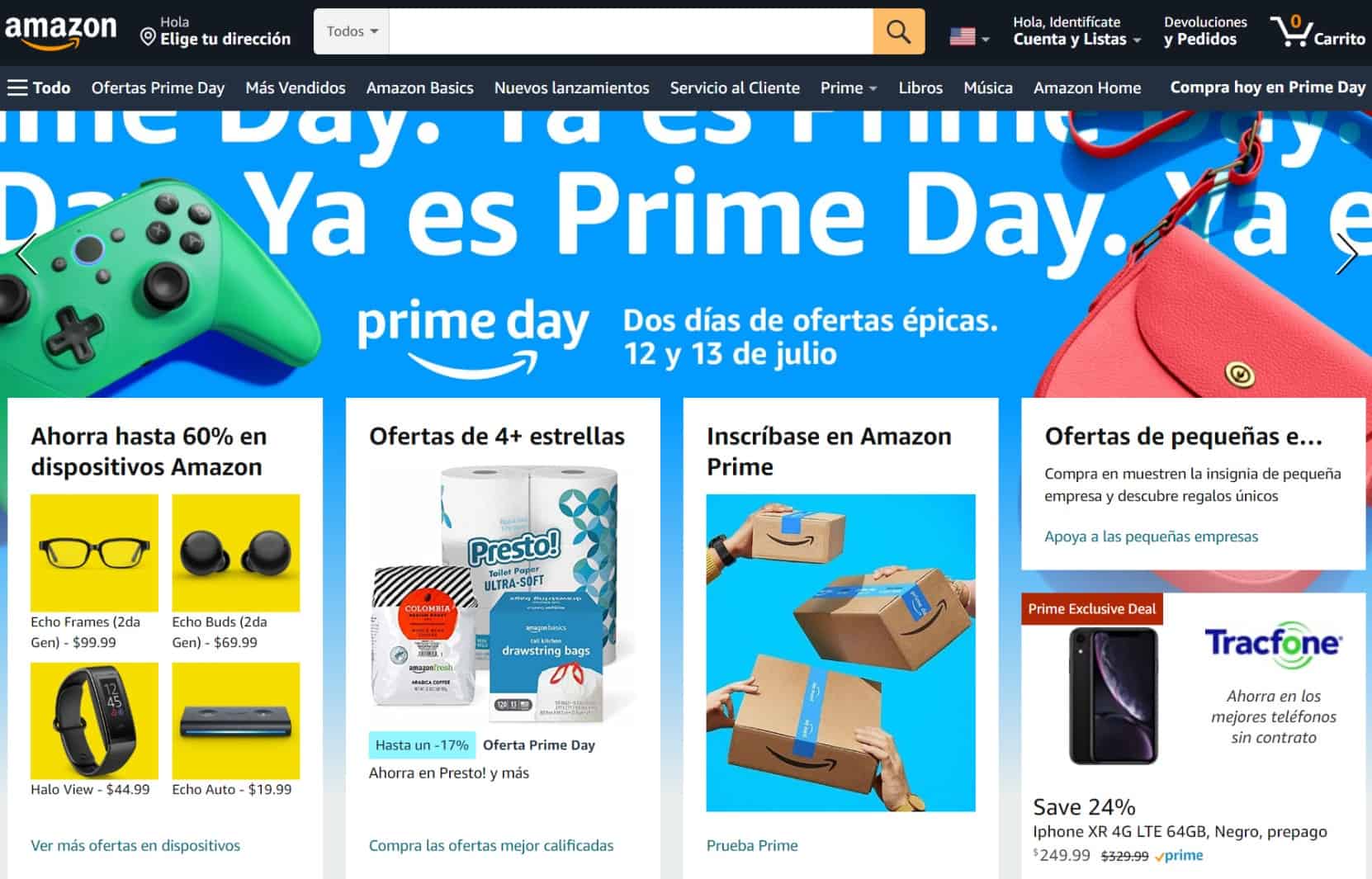 tienda online amazon