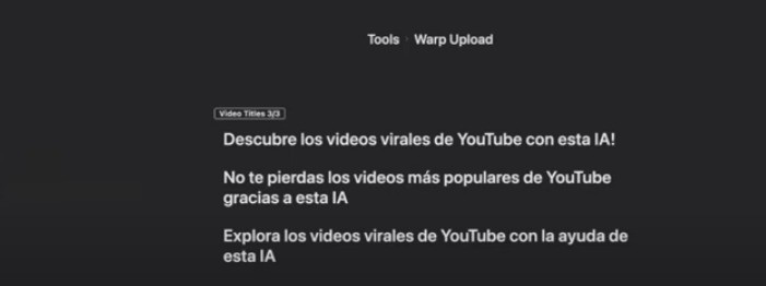 morise ai titulos youtube