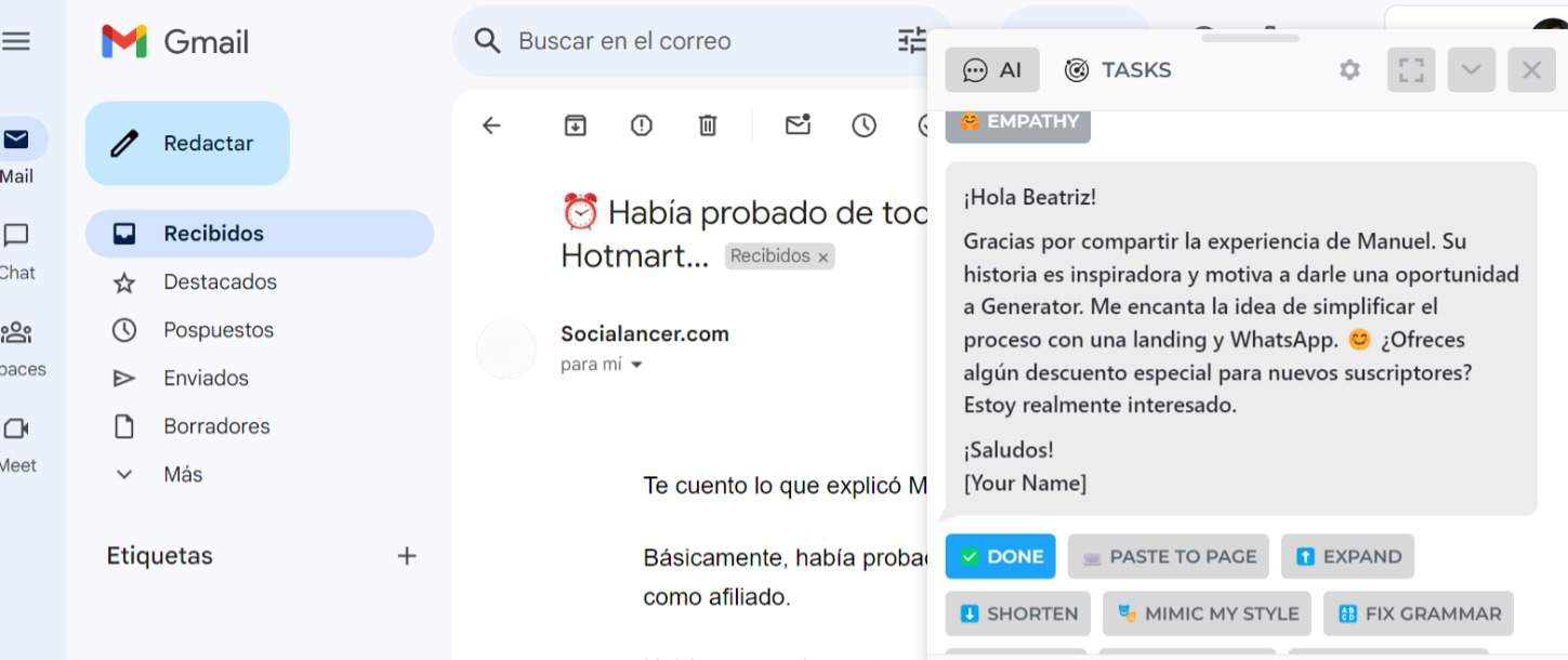 crear contenido harpa ai