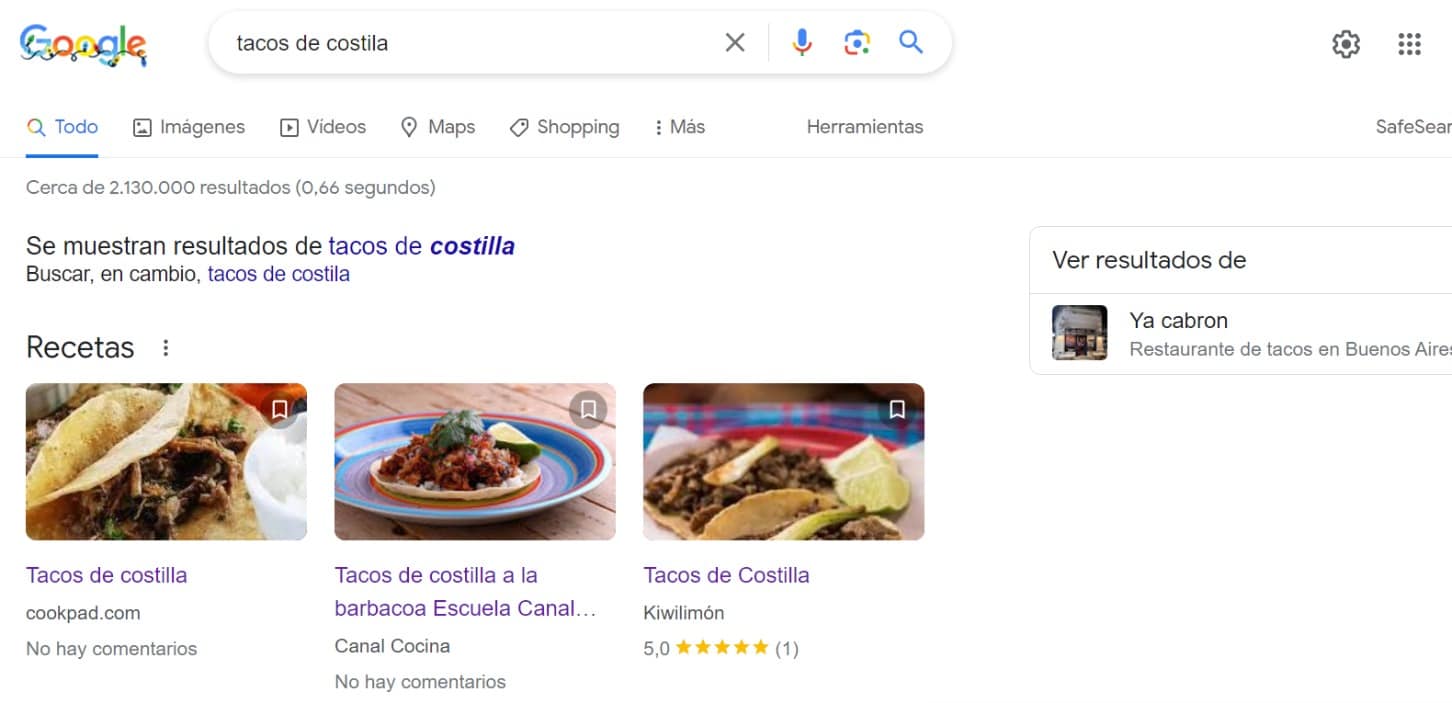 intencion de busqueda google