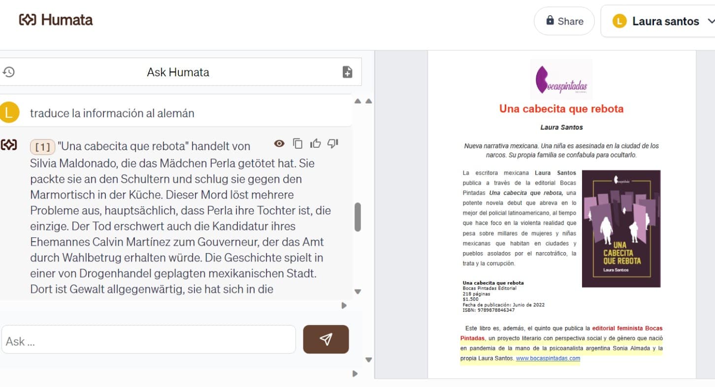 humata ai traduccion