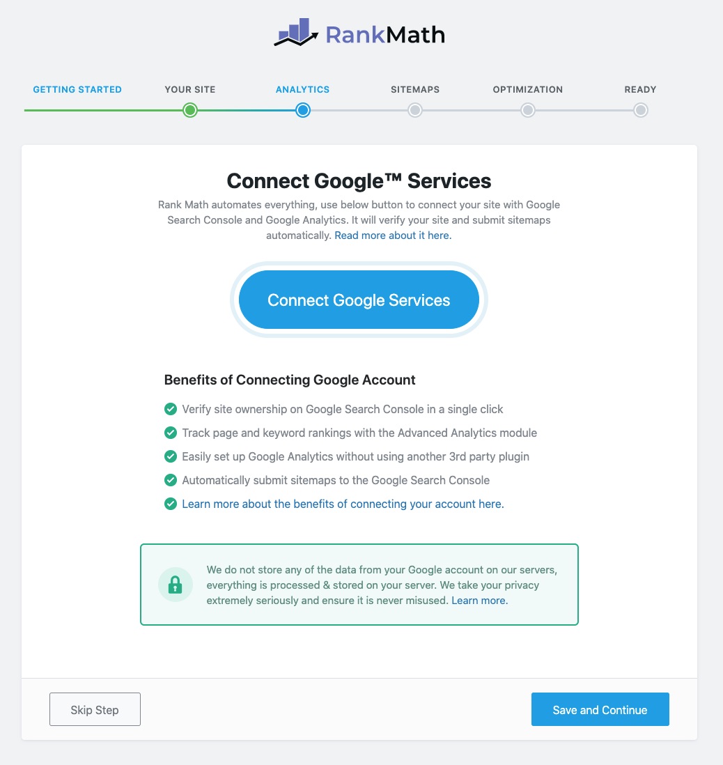 google search console rank math seo