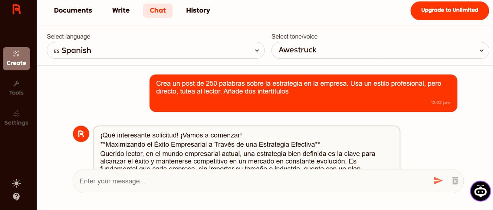 chatbot rytr